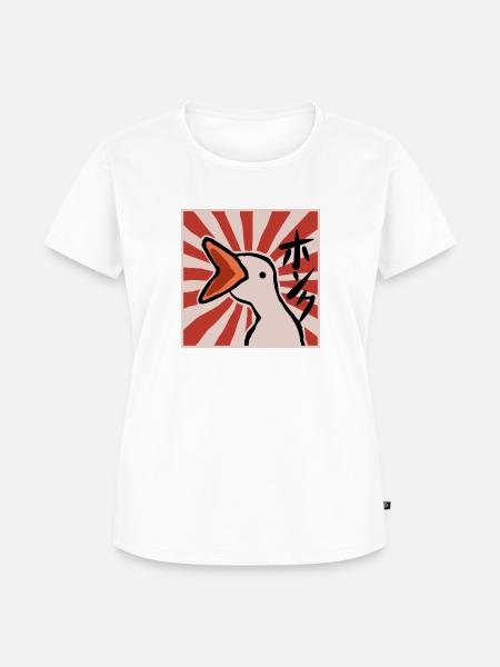 HonkuRisingSun - Frauen Premium Bio T-Shirt - Weiß