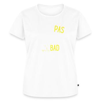 Badminton | J'peux pas j'ai bad - T-shirt Premium bio Femme - blanc - Devant - AI Model Female 172 dark (172cm)