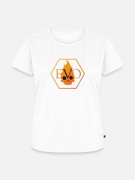 EVO-Black - Frauen Premium Bio T-Shirt - Weiß