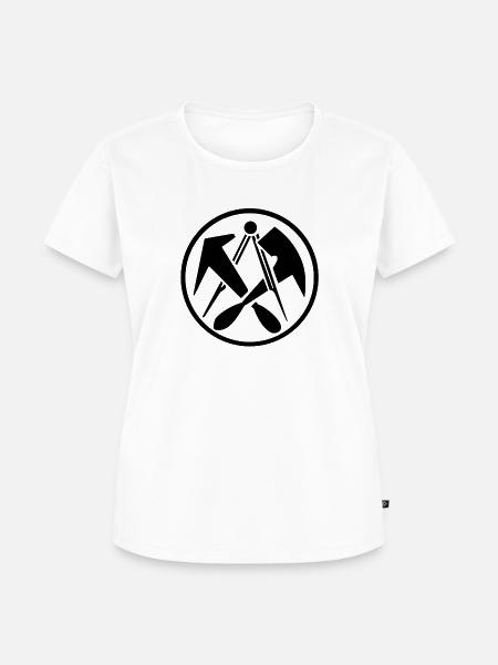 Dachdecker Zunft Liebe - Frauen Premium Bio T-Shirt - Weiß