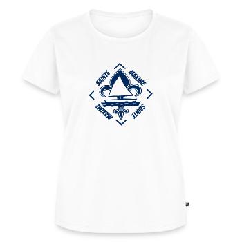 Sainte Maxime Provence Alpes Côte d'Azur France - Women's Premium Organic T-shirt - white - Front - AI Model Female 172 dark (172cm)