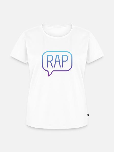Rap Speak - Frauen Premium Bio T-Shirt - Weiß