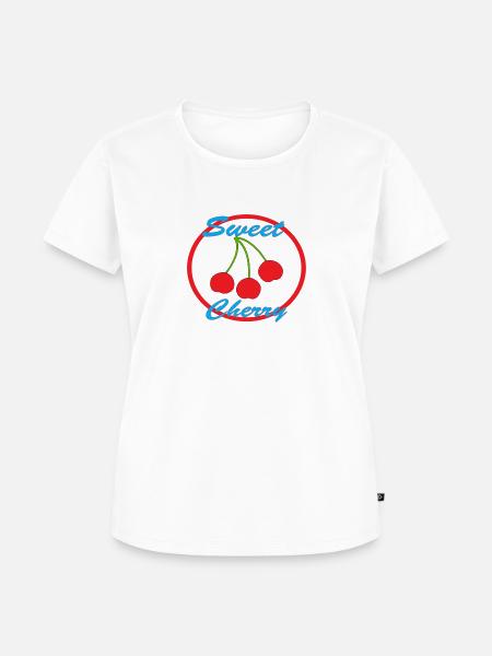 Sweet Cherry - Frauen Premium Bio T-Shirt - Weiß