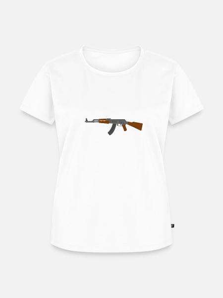 AK 47 - Frauen Premium Bio T-Shirt - Weiß