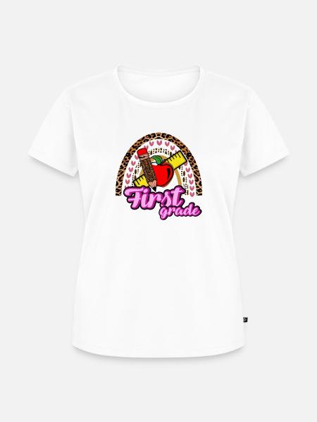 Erste Klasse unterrichten - Frauen Premium Bio T-Shirt - Weiß