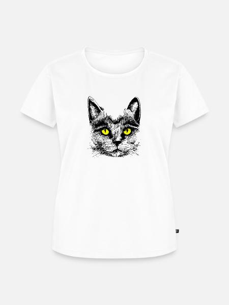 Kater Bernstein - Frauen Premium Bio T-Shirt - Weiß