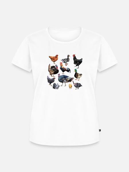 Bauernhof 4 - Frauen Premium Bio T-Shirt - Weiß