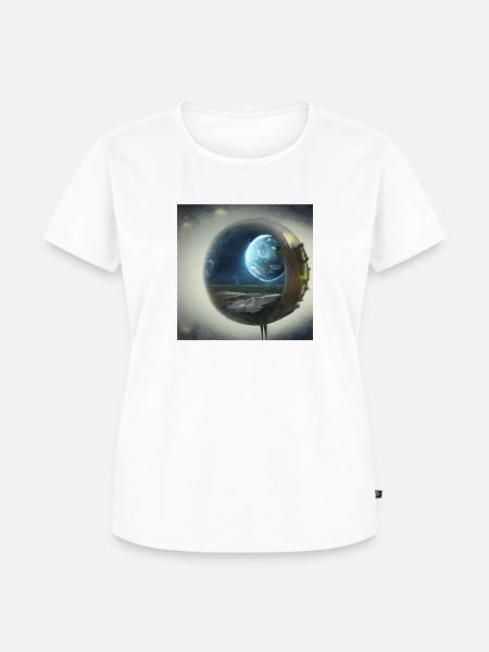Cosmic Creativity 7 - Frauen Premium Bio T-Shirt - Weiß