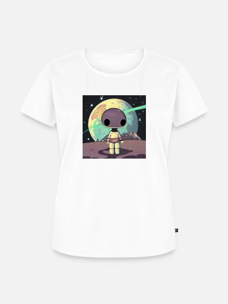 Cosmic Creativity 16 - Frauen Premium Bio T-Shirt - Weiß