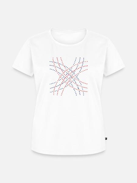 Dotart 016 - Frauen Premium Bio T-Shirt - Weiß