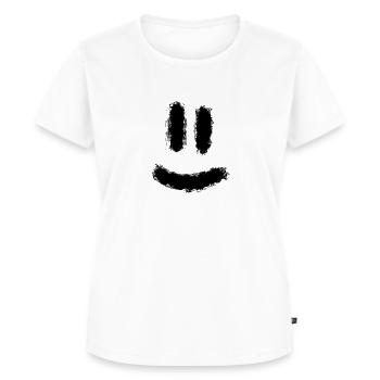 Painted Smile - Women's Premium Organic T-shirt - white - Front - AI Model Female 172 dark (172cm)