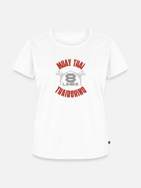Muay Thai - Frauen Premium Bio T-Shirt - Weiß