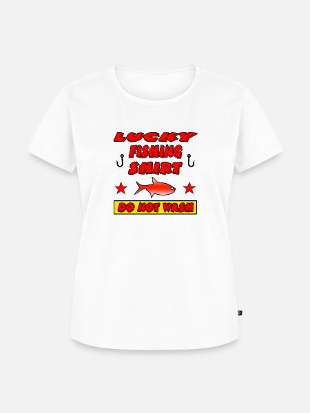 Angeln - Frauen Premium Bio T-Shirt - Weiß