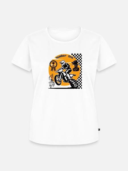 Number One - Frauen Premium Bio T-Shirt - Weiß