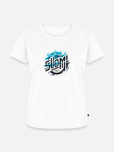 Suomi Finland Finnland - Frauen Premium Bio T-Shirt - Weiß