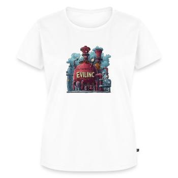 The Evil Factory - Women's Premium Organic T-shirt - white - Front - AI Model Female 172 dark (172cm)