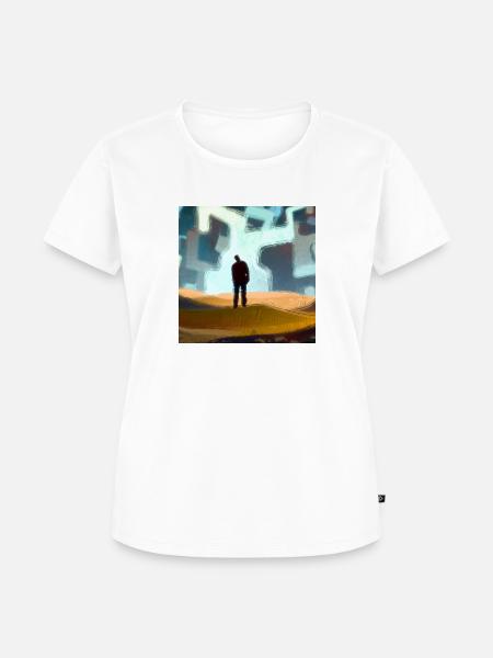 Die Suche - Frauen Premium Bio T-Shirt - Weiß