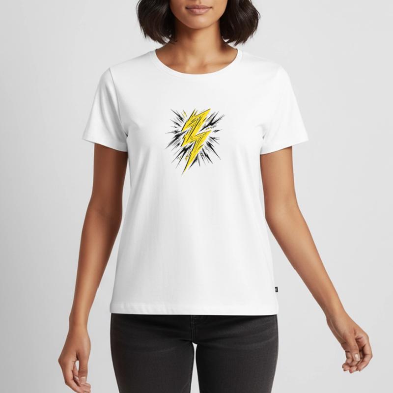 Dynamic Lightning Bolt Women's Premium Organic T-shirt
