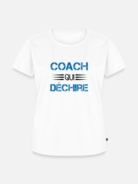 Coach Wer - Frauen Premium Bio T-Shirt - Weiß