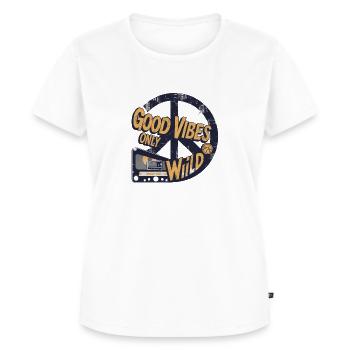Spruch - Frauen Premium Bio T-Shirt - Weiß - Vorne - AI Model Female 172 dark (172cm)