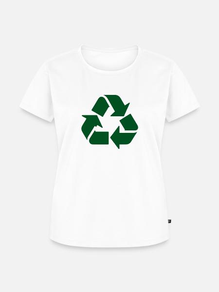 Recycling - Frauen Premium Bio T-Shirt - Weiß