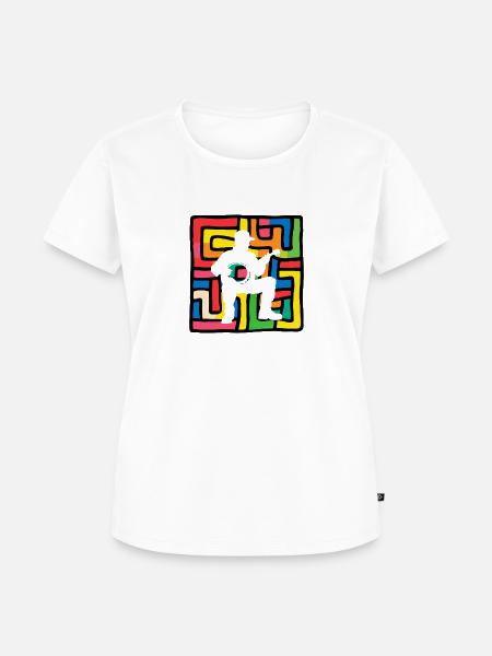 Banjo Proll Instrument - Frauen Premium Bio T-Shirt - Weiß