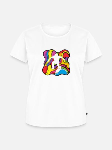Longboard - Frauen Premium Bio T-Shirt - Weiß