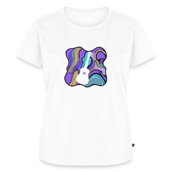 Guitare Basse - T-shirt Premium bio Femme - blanc - Devant - AI Model Female 172 dark (172cm)