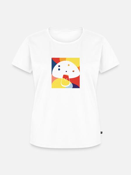 Pilze Spore Giftig - Frauen Premium Bio T-Shirt - Weiß