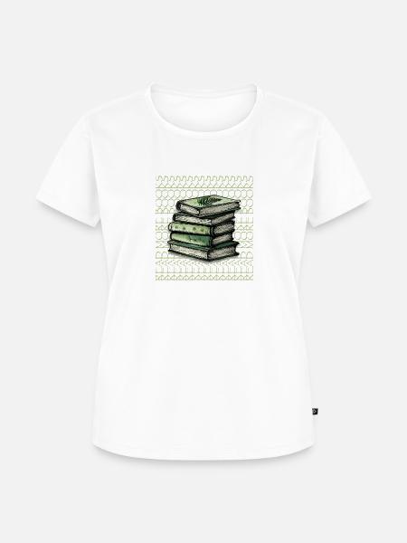 read more books - Frauen Premium Bio T-Shirt - Weiß