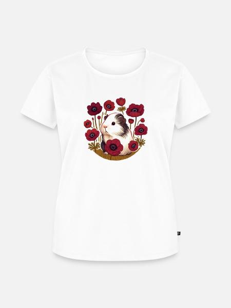 Meerschweinchen - Frauen Premium Bio T-Shirt - Weiß