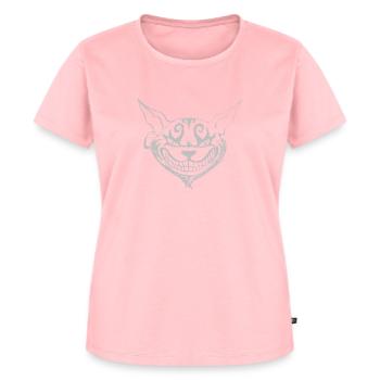 Chat grincheux - T-shirt Premium bio Femme - rose - Devant - AI Model Female 172 dark (172cm)