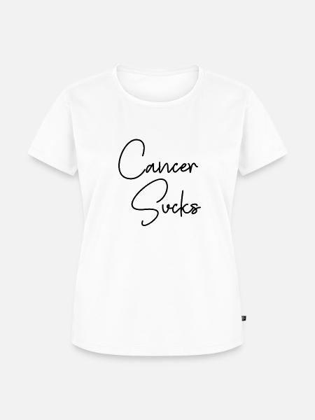 Cancer Sucks - Women's Premium Organic T-shirt - white