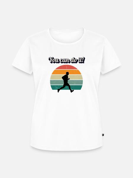 You can do it - Frauen Premium Bio T-Shirt - Weiß