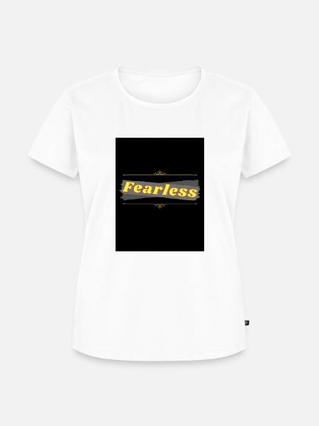Fearless - Frauen Premium Bio T-Shirt - Weiß