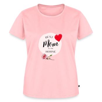 House - Women's Premium Organic T-shirt - rose - Front - AI Model Female 172 dark (172cm)