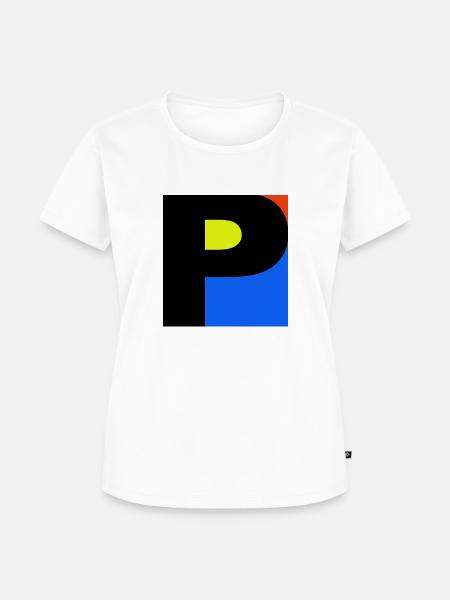 P - Frauen Premium Bio T-Shirt - Weiß