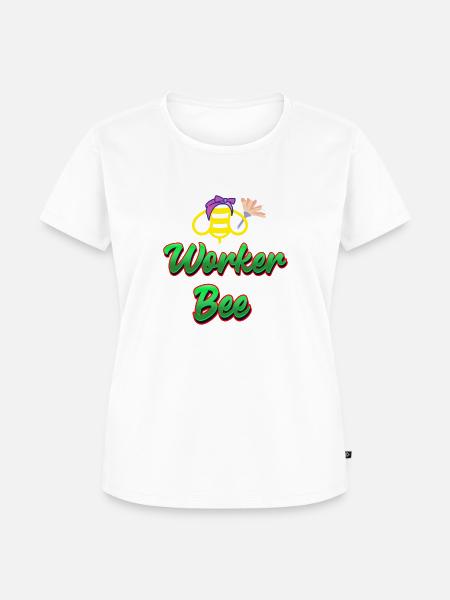 Arbeitsbiene - Frauen Premium Bio T-Shirt - Weiß