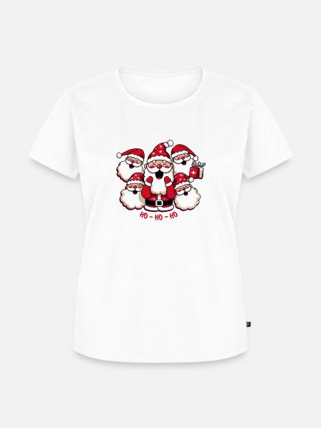 Santa - Frauen Premium Bio T-Shirt - Weiß