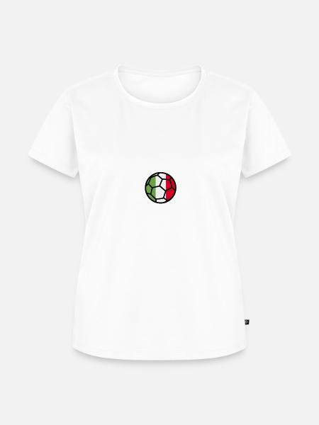 Italien, Fußball - Frauen Premium Bio T-Shirt - Weiß