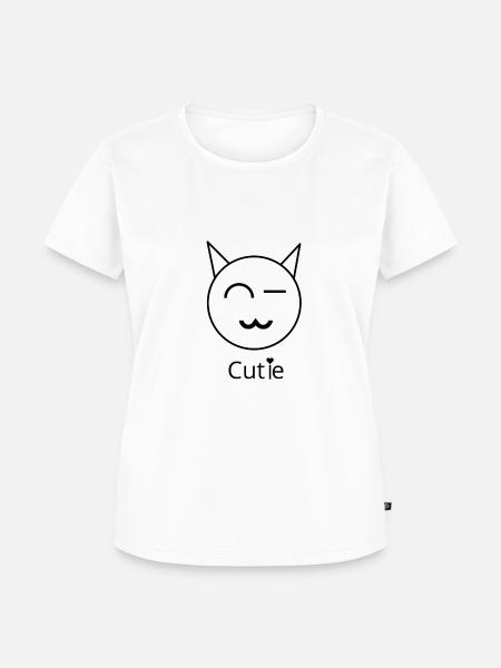 Cutie - Frauen Premium Bio T-Shirt - Weiß
