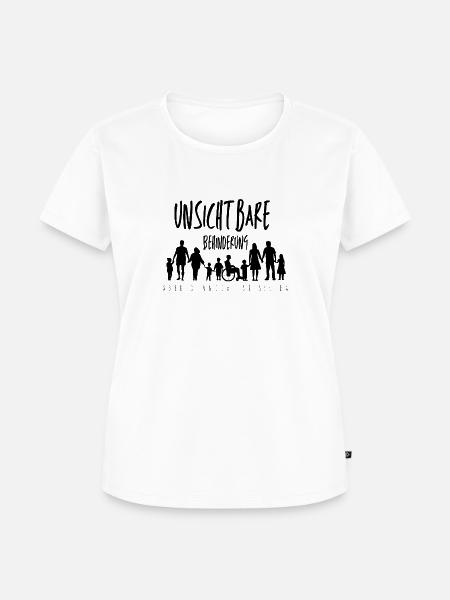 unsichtbare Behinderung - Frauen Premium Bio T-Shirt - Weiß