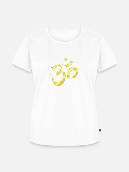 Aum - Frauen Premium Bio T-Shirt - Weiß