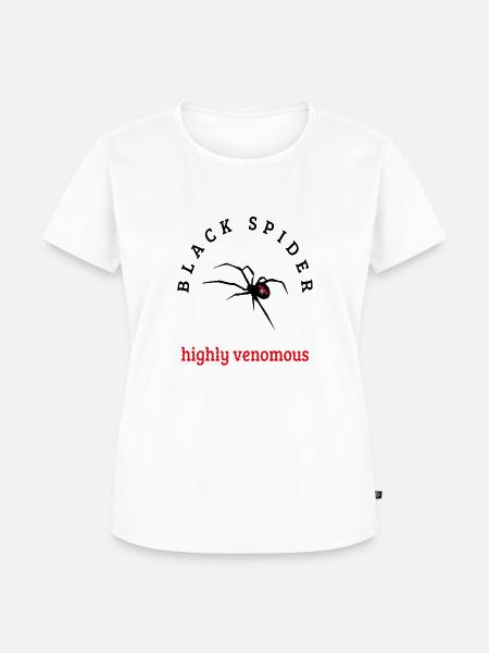Spinne - Frauen Premium Bio T-Shirt - Weiß