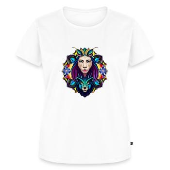 Mère nature - T-shirt Premium bio Femme - blanc - Devant - AI Model Female 172 dark (172cm)