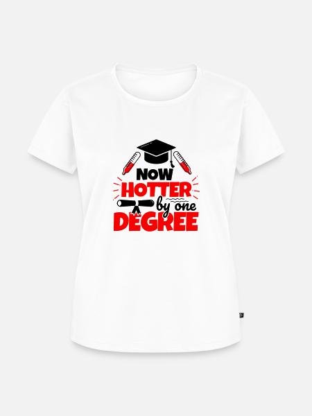 Abschluss Geschenk Schulabschluss Studium - Frauen Premium Bio T-Shirt - Weiß