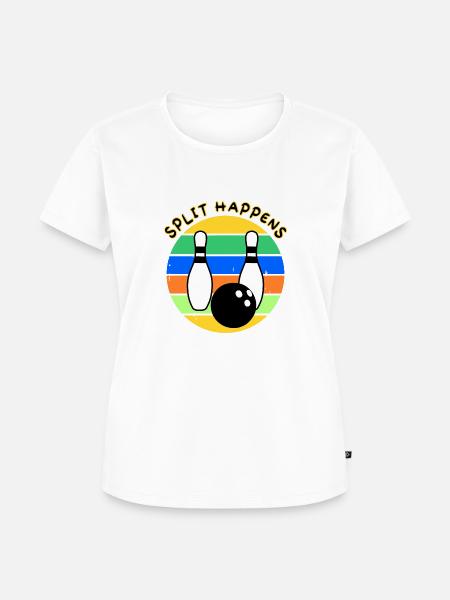 Split happens - Frauen Premium Bio T-Shirt - Weiß