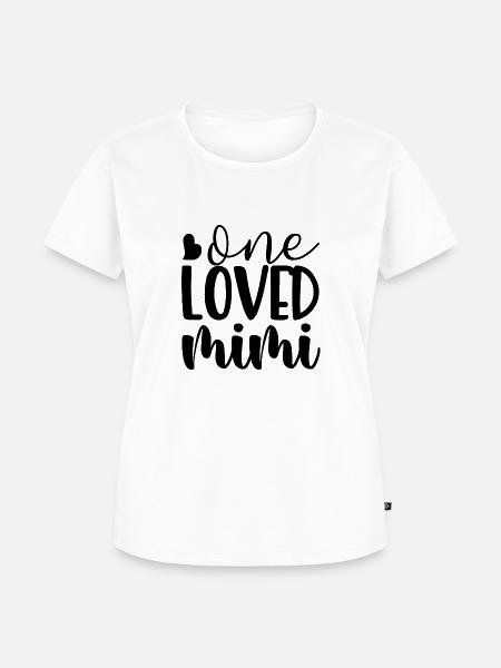 One loved mimi - Frauen Premium Bio T-Shirt - Weiß
