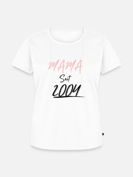 MAMA Seit 2004 - Frauen Premium Bio T-Shirt - Weiß