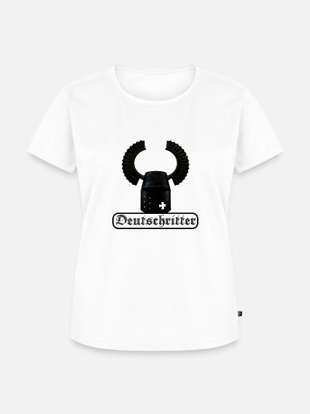 Deutschritter - Frauen Premium Bio T-Shirt - Weiß